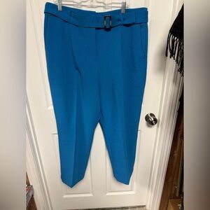 Ann Taylor High Rise Belted Pants 16